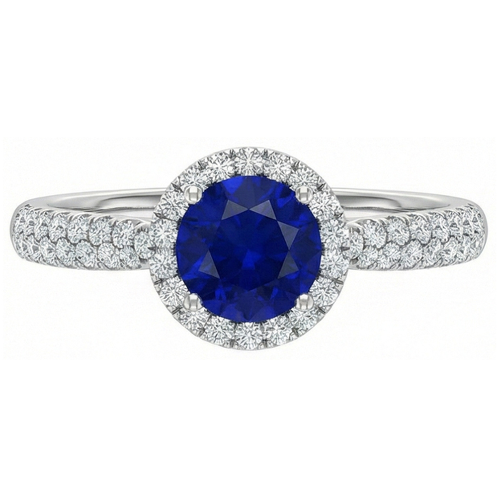 vero round diamante 3carati anello angolo laterale