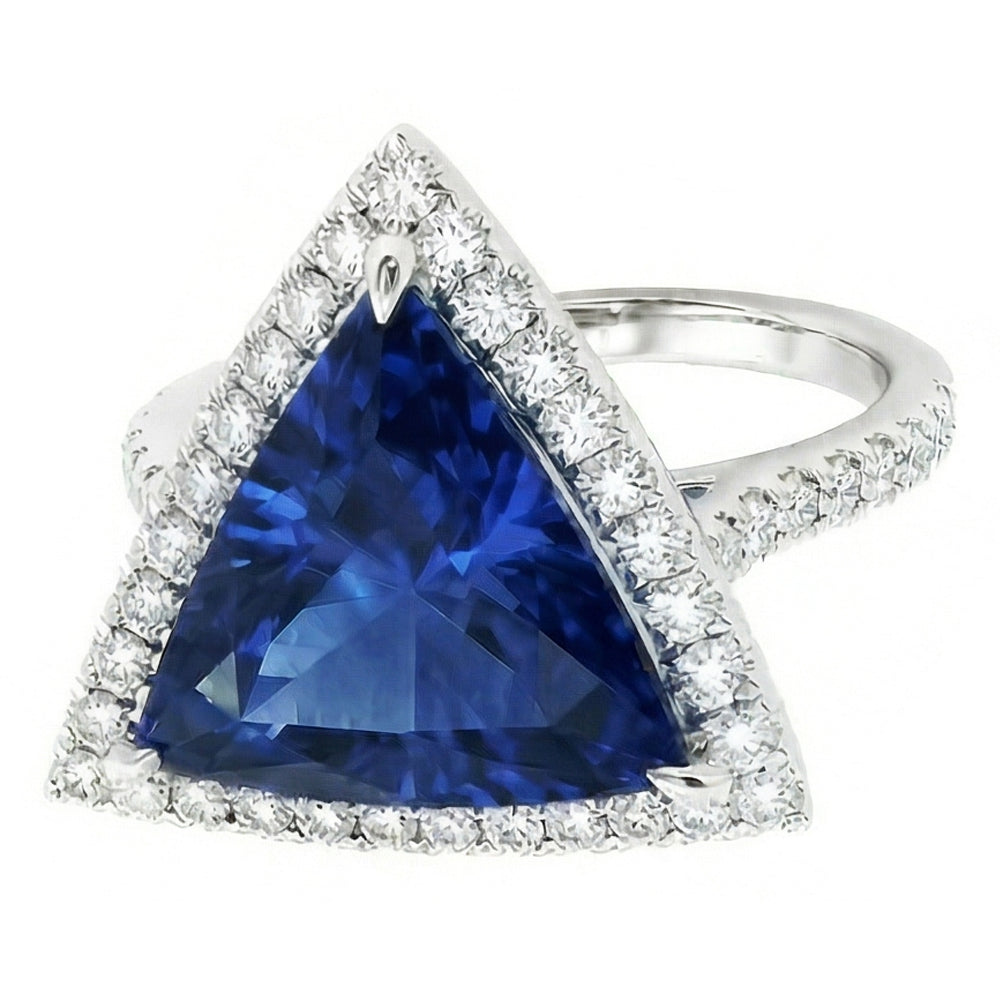 vero diamante 5carati anello angolo laterale