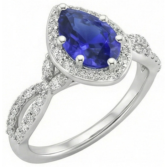 vero round diamante 3.50carati anello angolo laterale