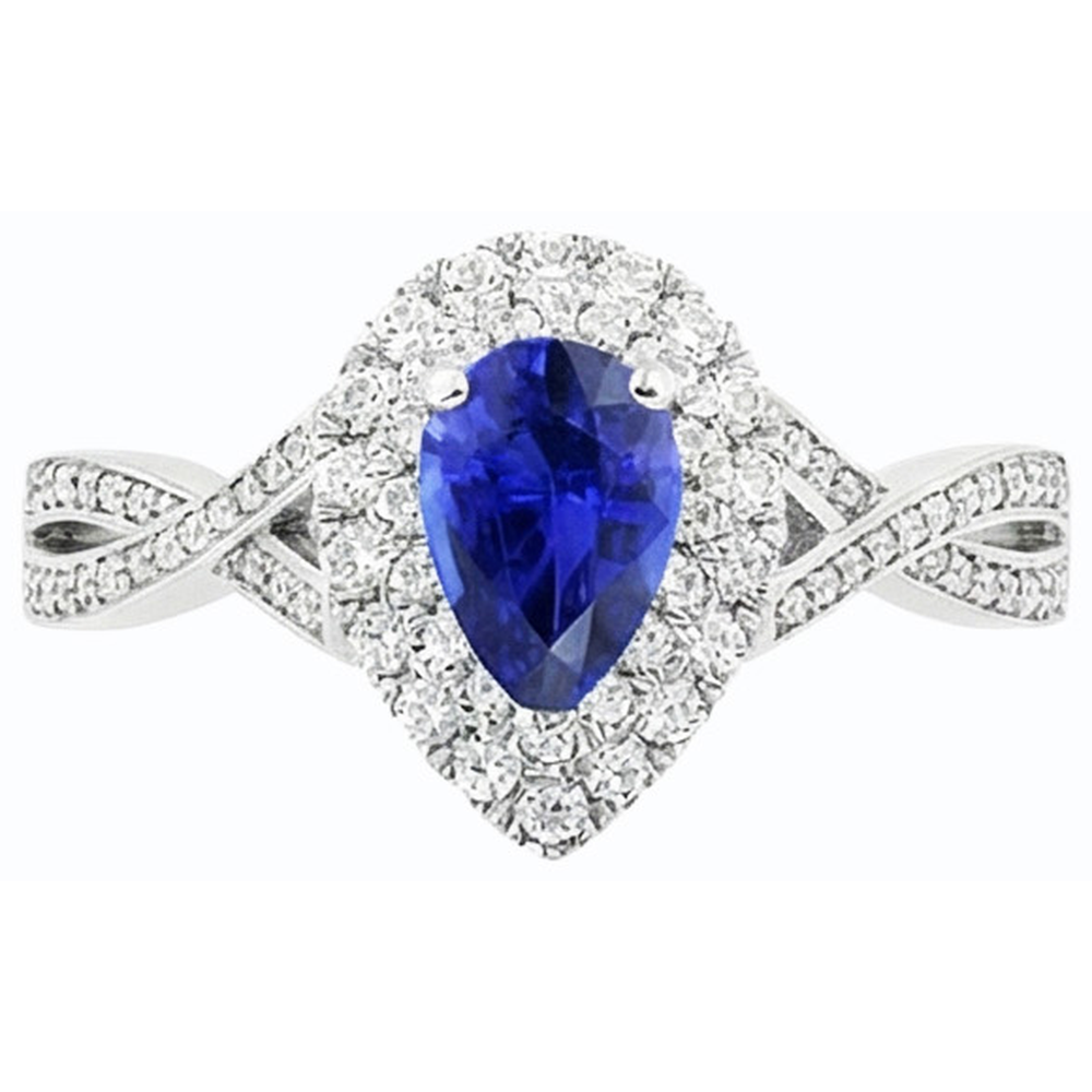 vero round diamante 4.50carati anello vista di profilo