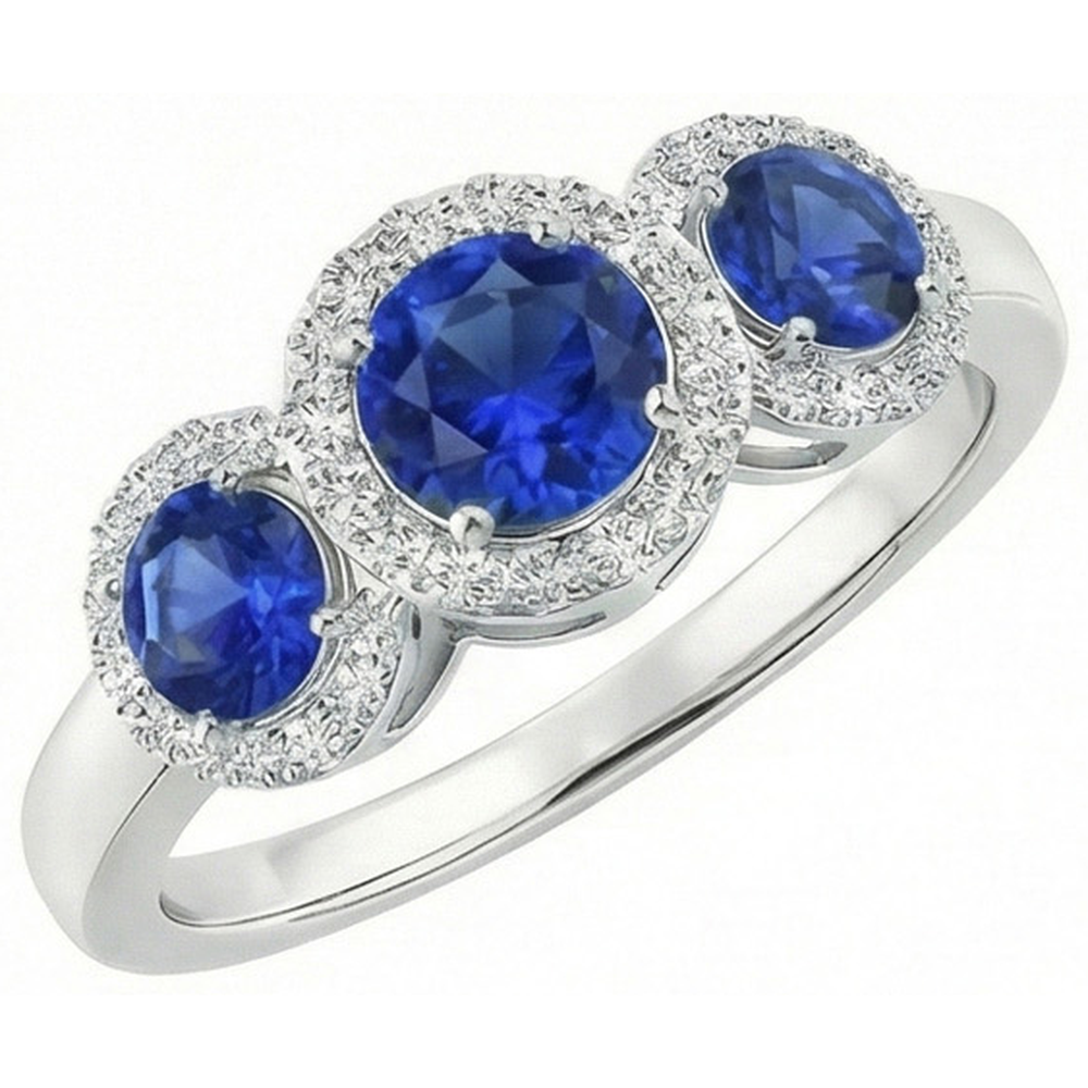 vero round diamante 4.50carati anello vista dall'alto