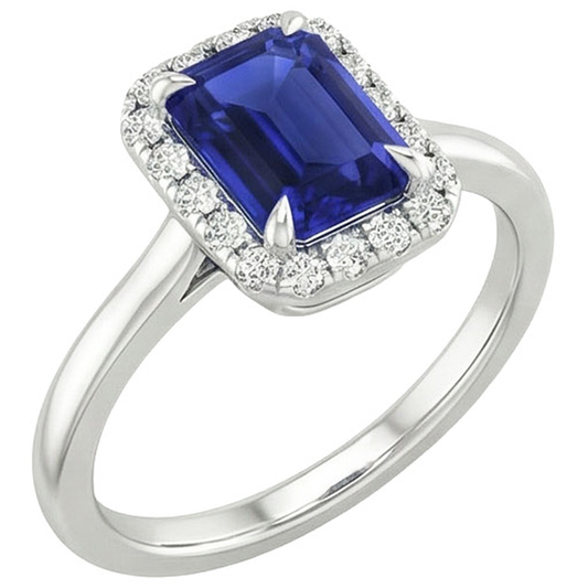 vero emerald diamante 4carati anello dettaglio ravvicinato