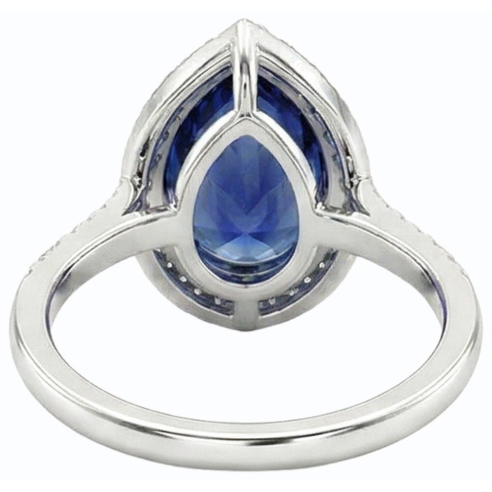 vero round diamante 4carati anello angolo laterale
