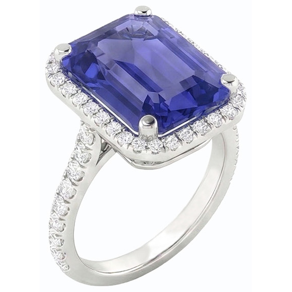 vero round diamante 4.50carati anello angolo laterale