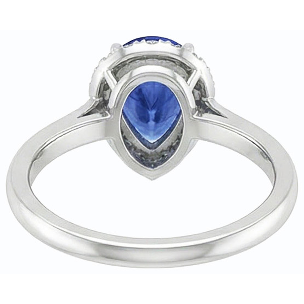 vero round diamante 2.50carati anello dettaglio ravvicinato