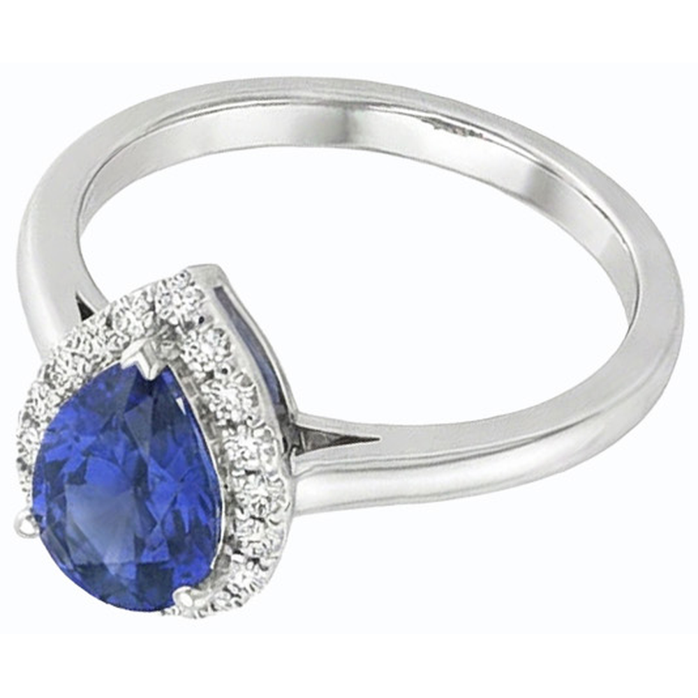 vero round diamante 2.50carati anello vista dall'alto