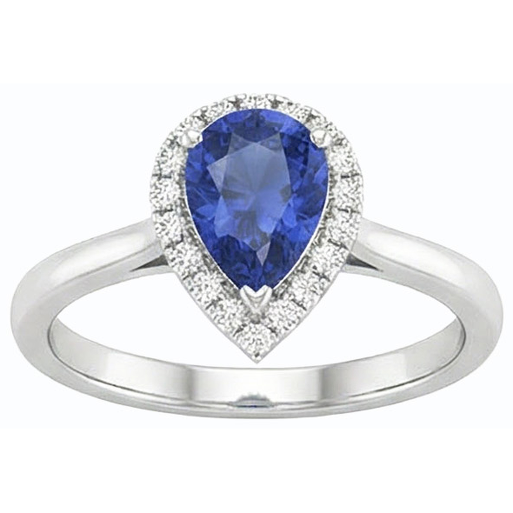vero round diamante 2.50carati anello vista di profilo