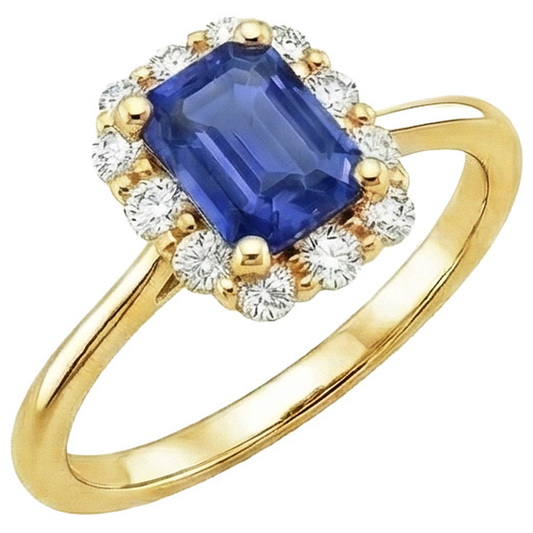 vero emerald diamante 4.25carati anello dettaglio ravvicinato