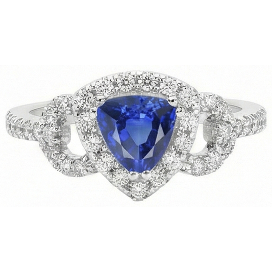 vero diamante 1.50carati anello angolo laterale