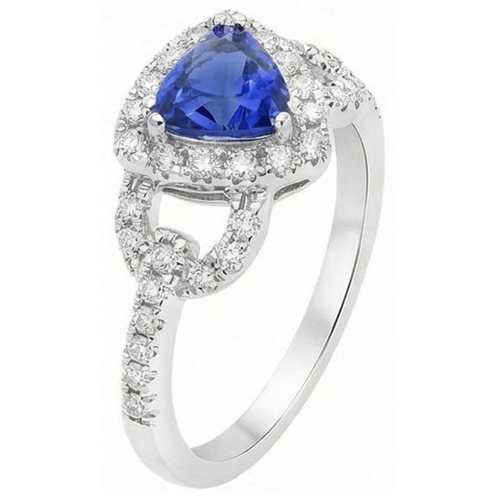 vero diamante 1.50carati anello dettaglio ravvicinato