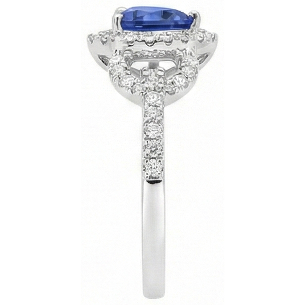 vero diamante 1.50carati anello vista dall'alto