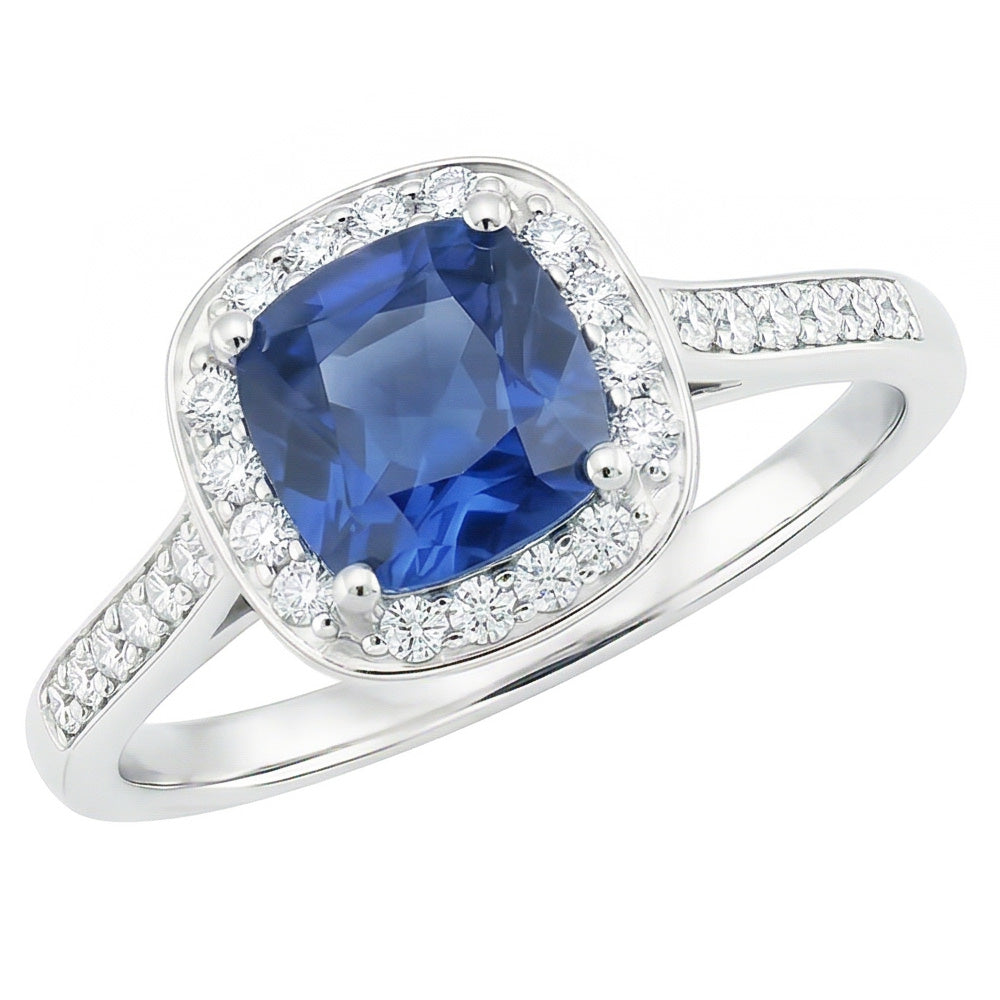 vero round diamante 3.50carati anello vista frontale