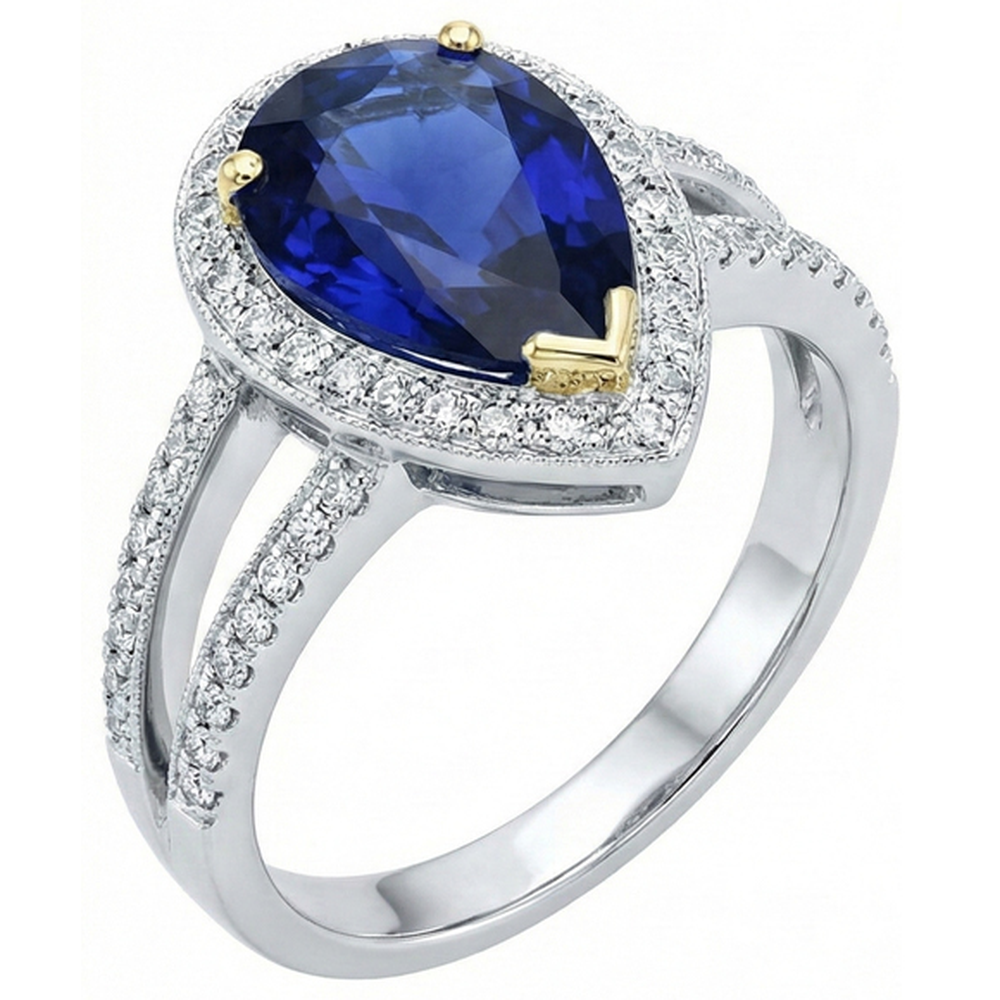 vero round diamante 4.50carati anello angolo laterale