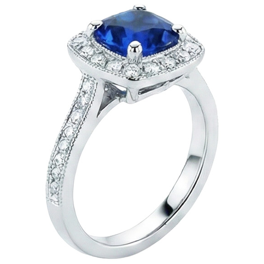 vero round diamante 4carati anello dettaglio ravvicinato