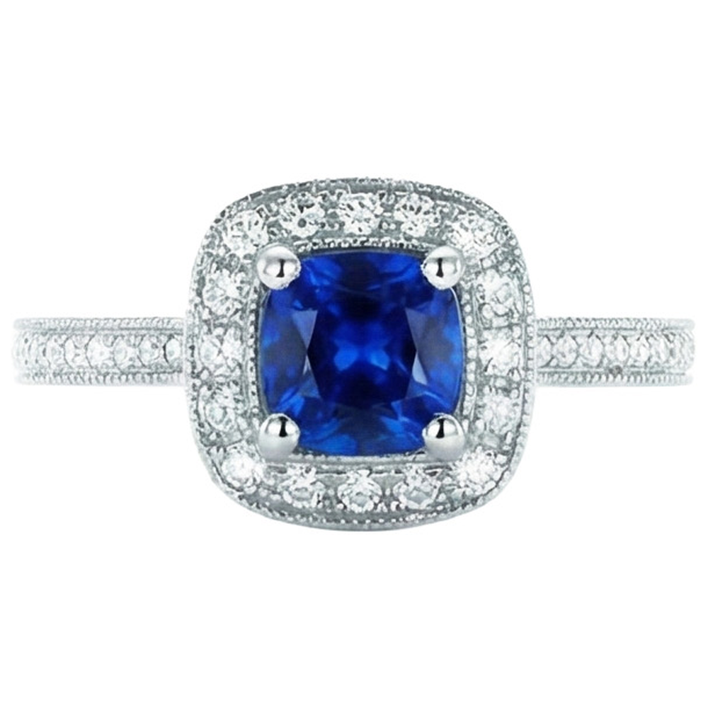vero round diamante 4carati anello angolo laterale