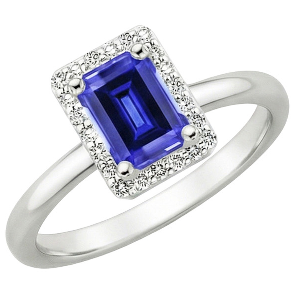 vero emerald diamante 4carati anello angolo laterale