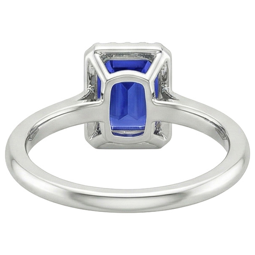 vero emerald diamante 4carati anello dettaglio ravvicinato