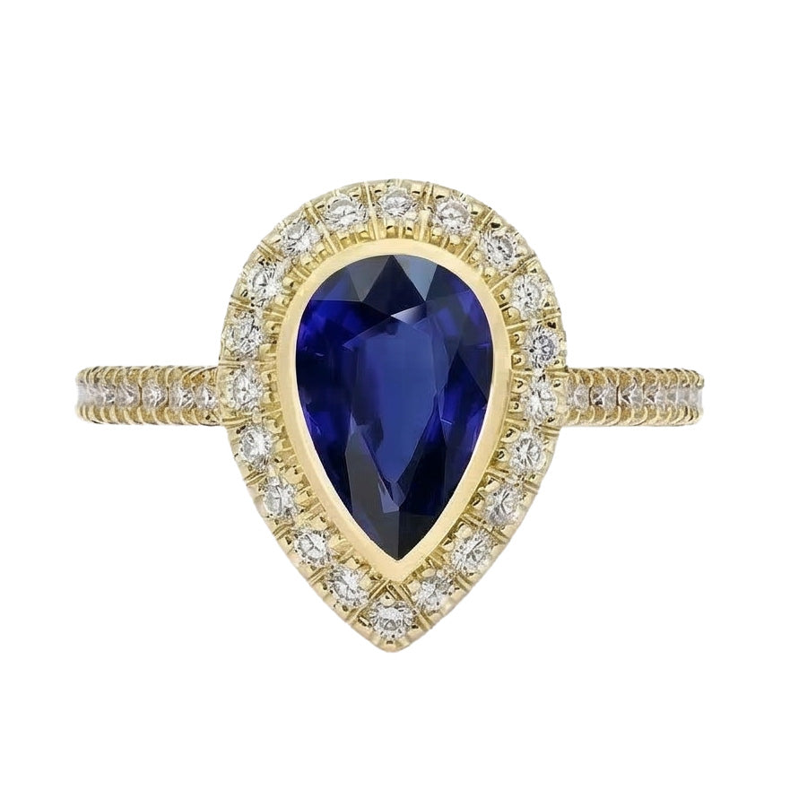 vero round diamante 4carati anello angolo laterale