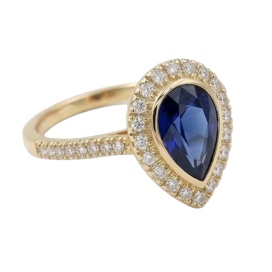 vero round diamante 4carati anello dettaglio ravvicinato