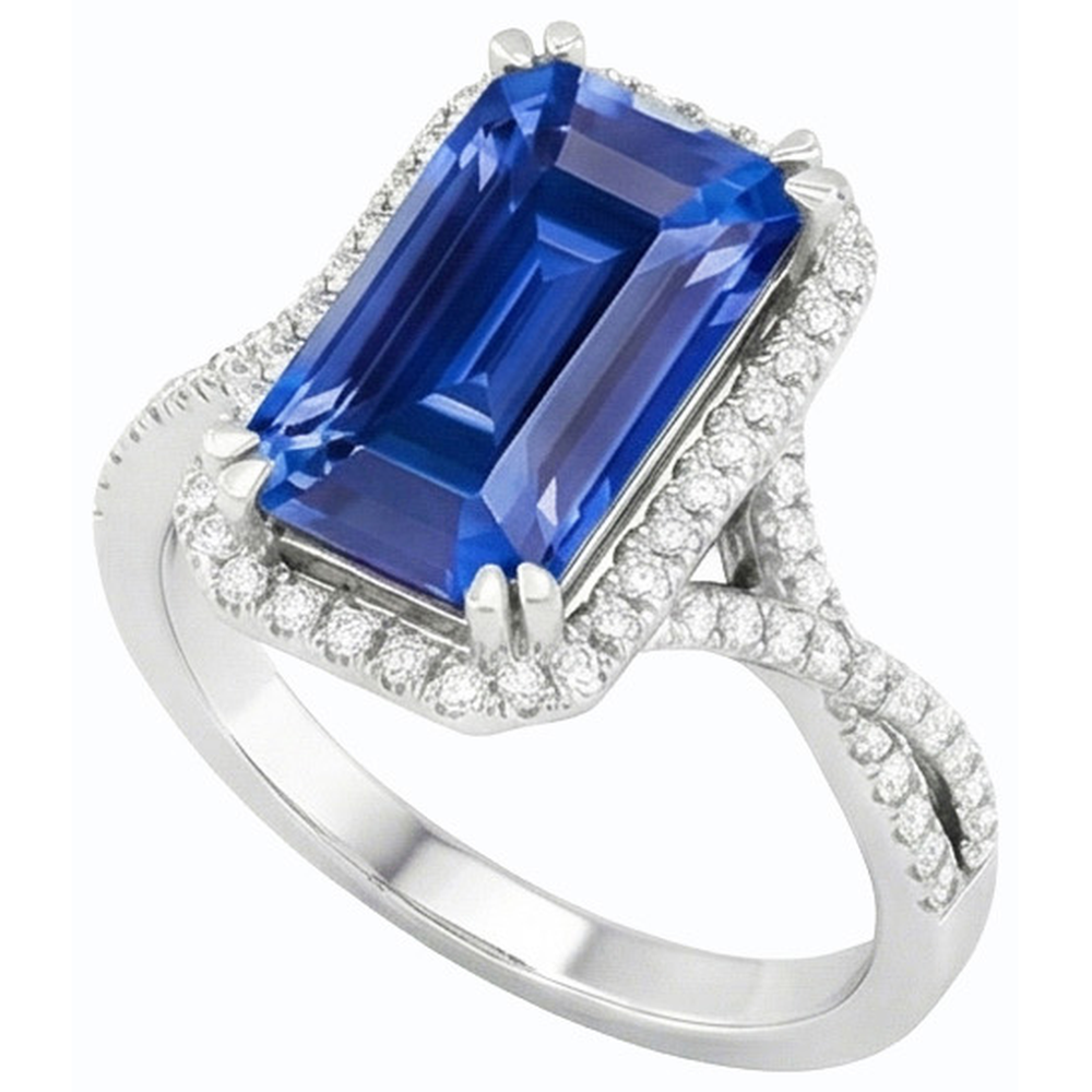 vero round diamante 4carati anello dettaglio ravvicinato