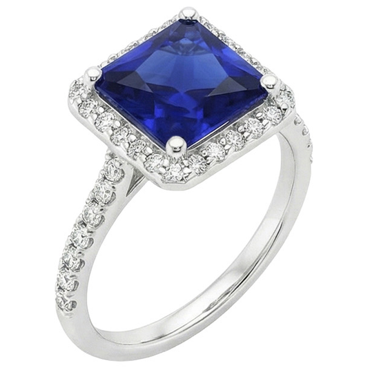 vero round diamante 6carati anello angolo laterale