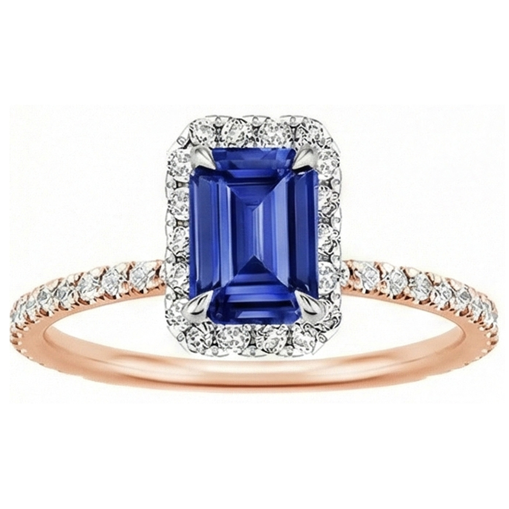 vero emerald diamante 4.25carati anello dettaglio ravvicinato