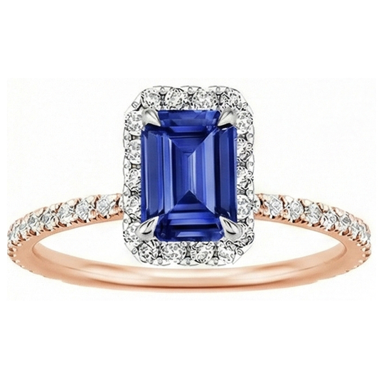 vero emerald diamante 4.25carati anello dettaglio ravvicinato