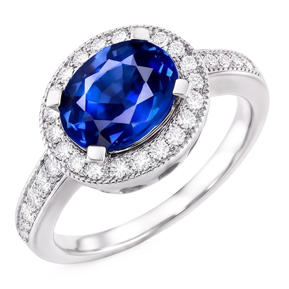 Anello In Pietra Zaffiro