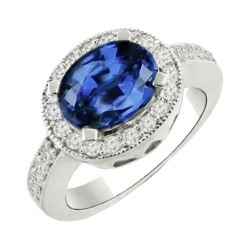 Anello In Pietra Zaffiro