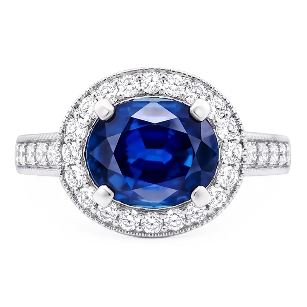 Anello In Pietra Zaffiro