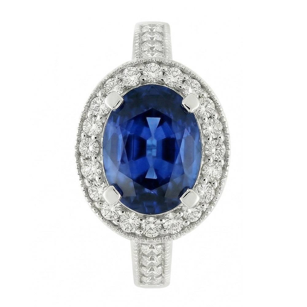 Anello In Pietra Zaffiro