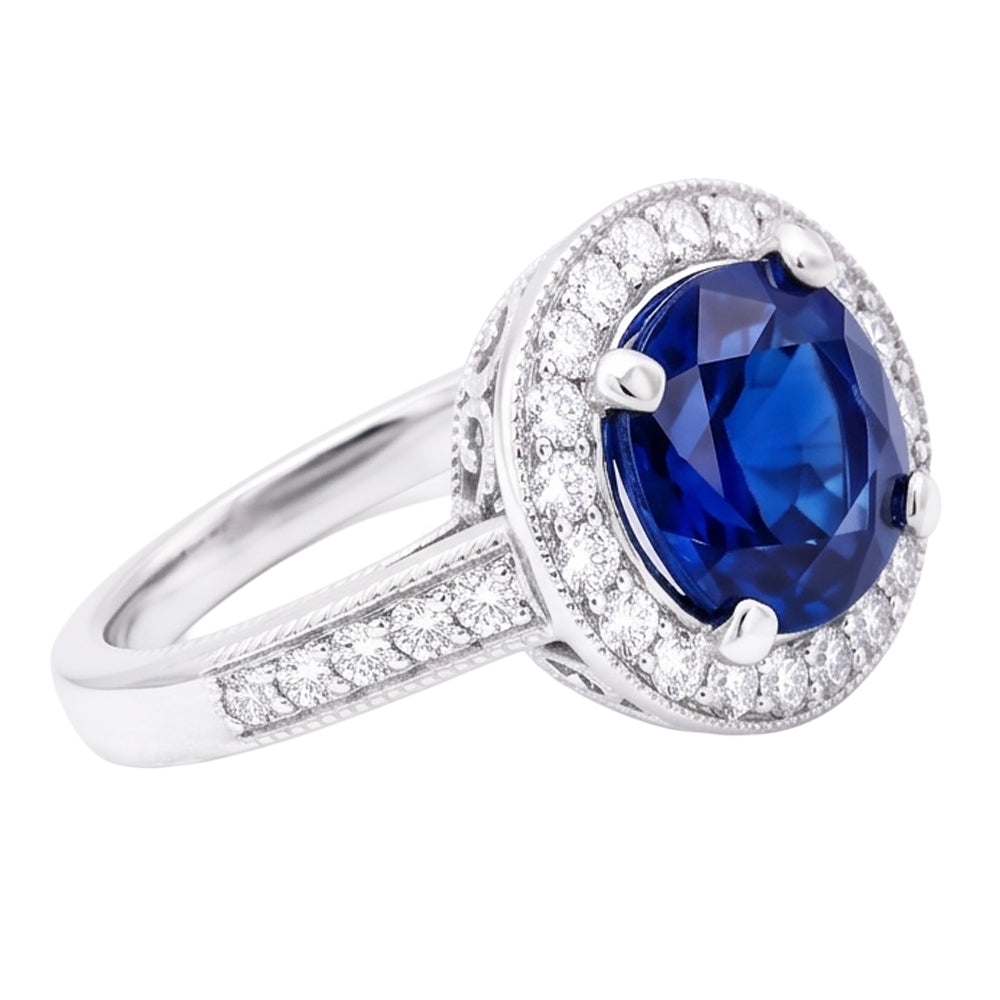 Anello In Pietra Zaffiro