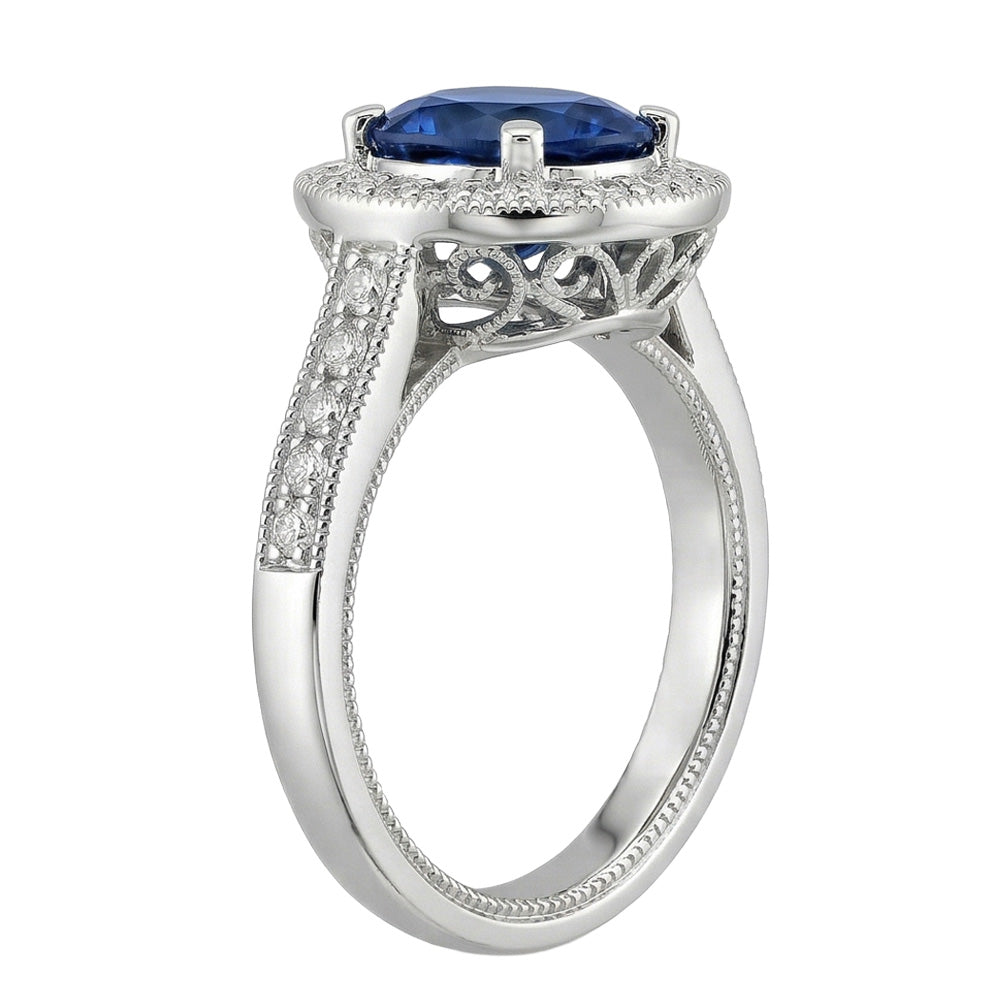 Anello In Pietra Zaffiro