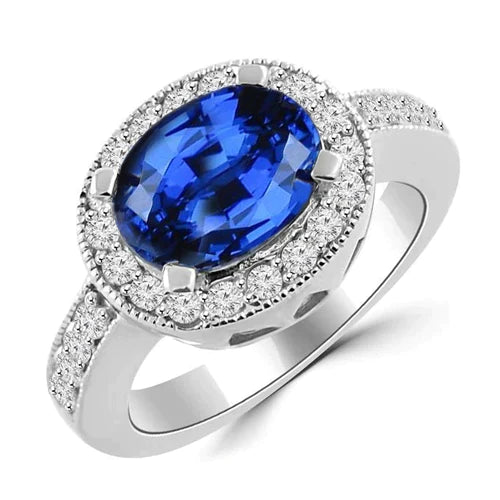 Anello In Pietra Zaffiro