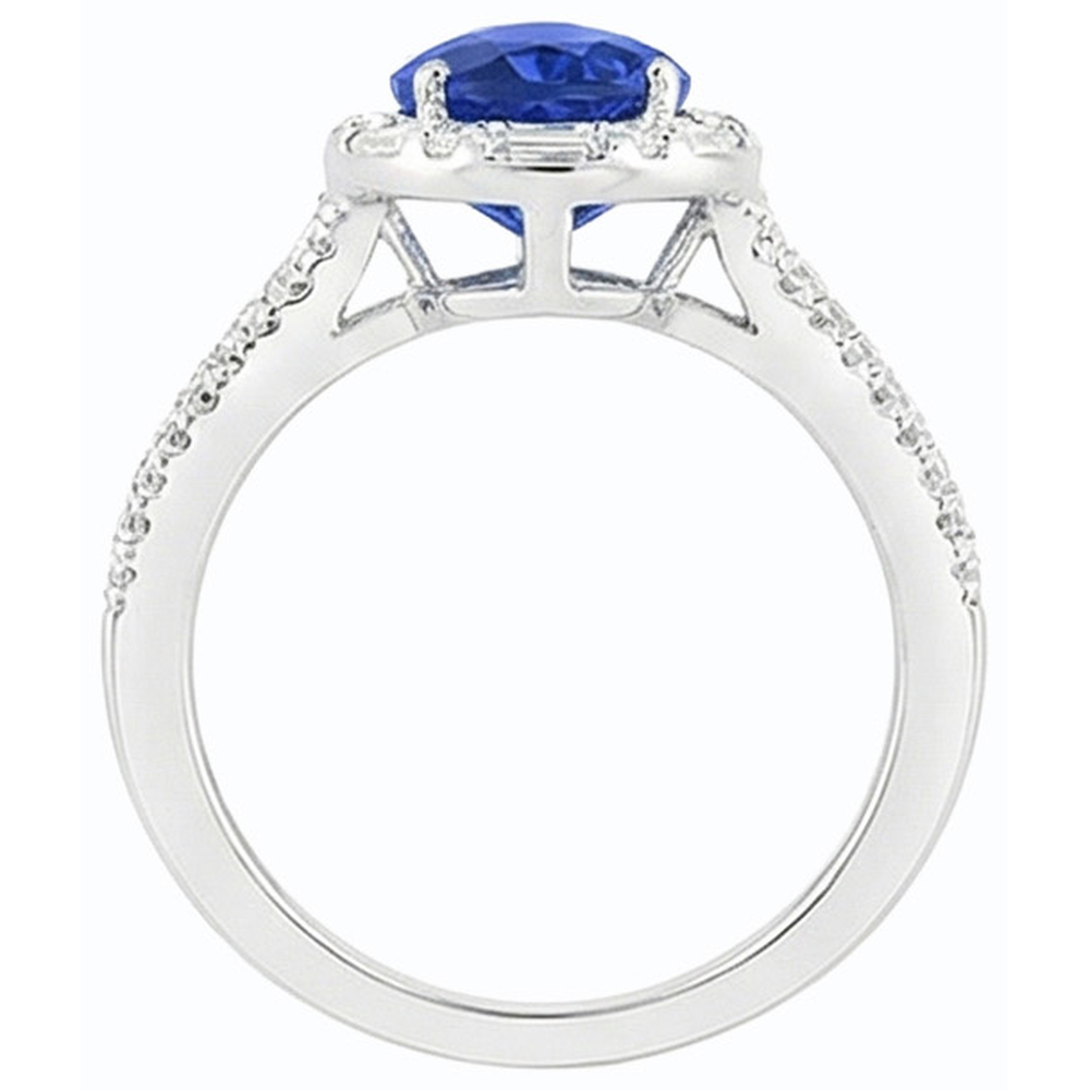 vero baguette diamante 5carati anello angolo laterale