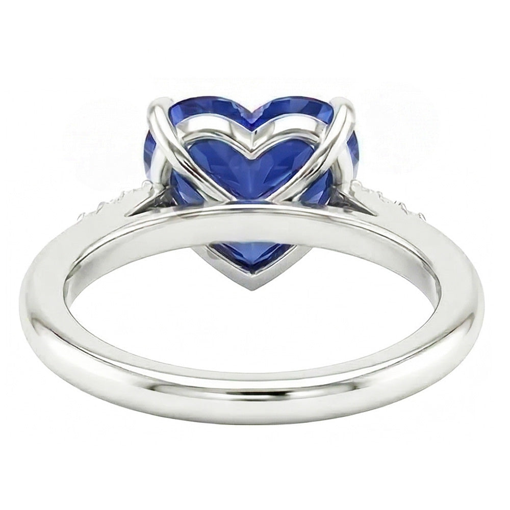 vero heart diamante 1.25carati anello vista di profilo