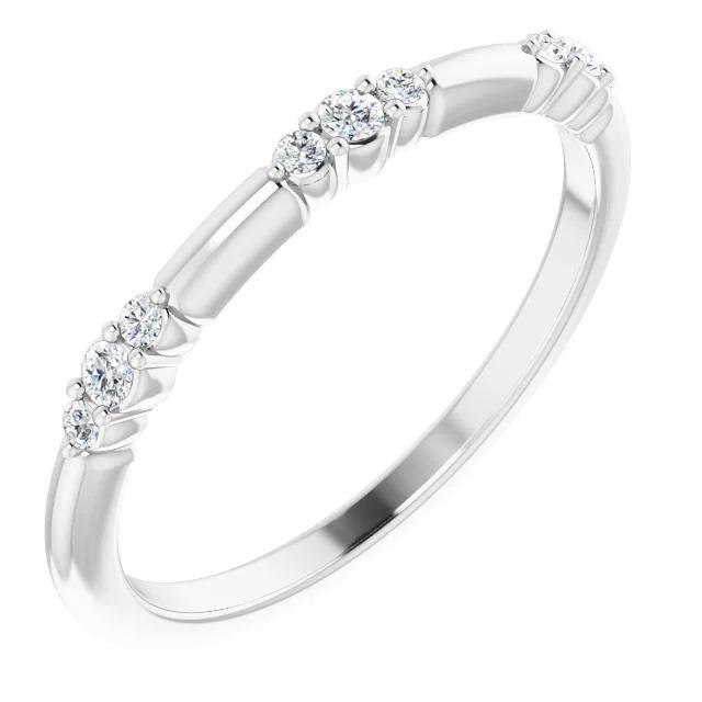 Anello Promessa Rotondo Vero Diamante 1.05 Carati Oro Bianco 14K