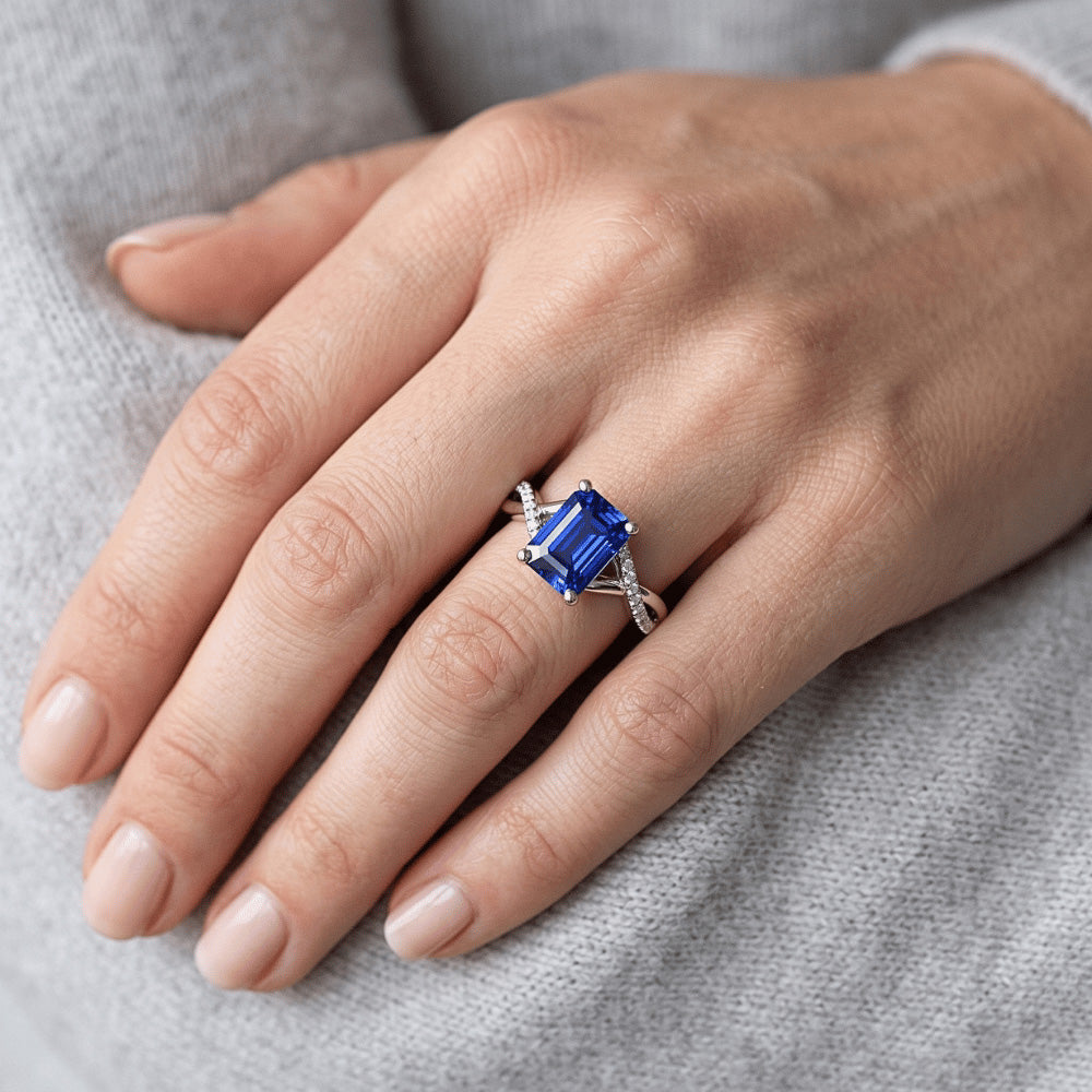 Anello Smeraldo Vero 3.50 Carati