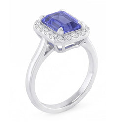 Anello Smeraldo Vero 3 Carati