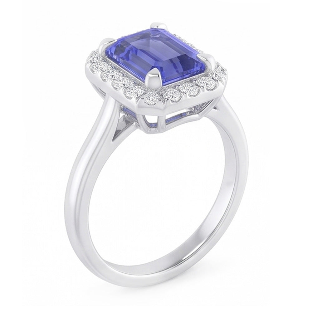 Anello Smeraldo Vero 3 Carati