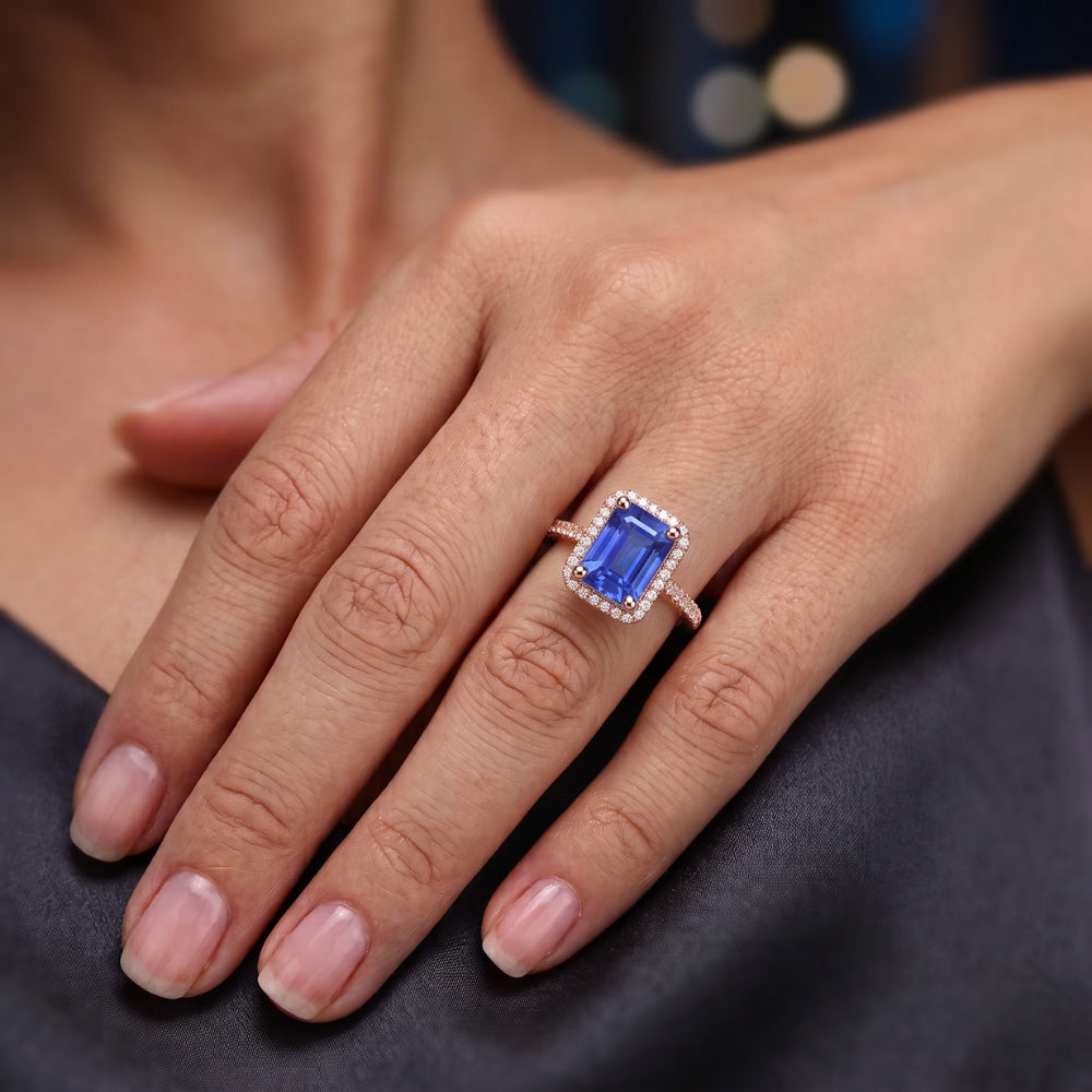 Anello Smeraldo Vero 4.50 Carati