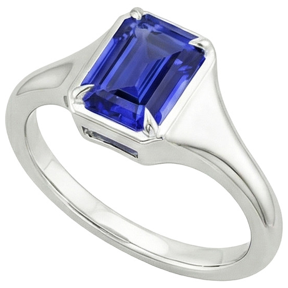 vero emerald diamante 3carati anello dettaglio ravvicinato