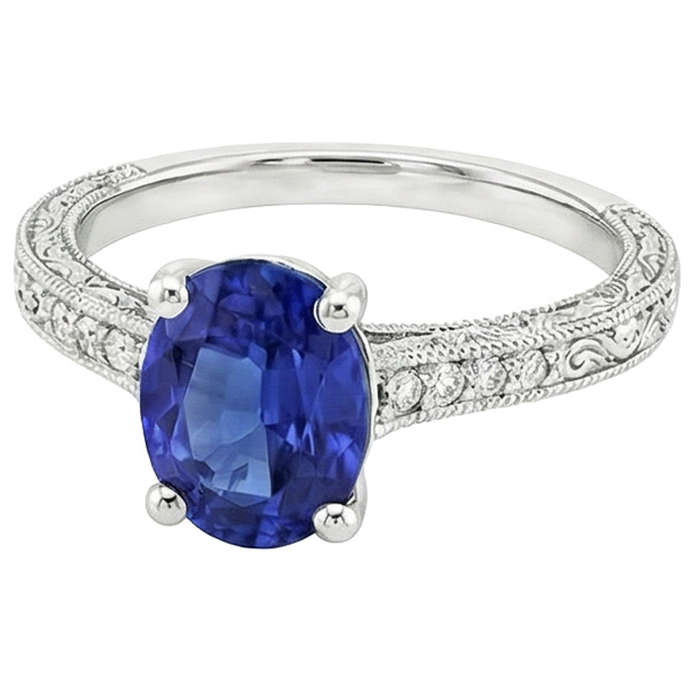 vero round diamante 3carati anello dettaglio ravvicinato