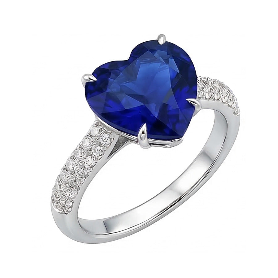 vero round diamante 4.50carati anello dettaglio ravvicinato