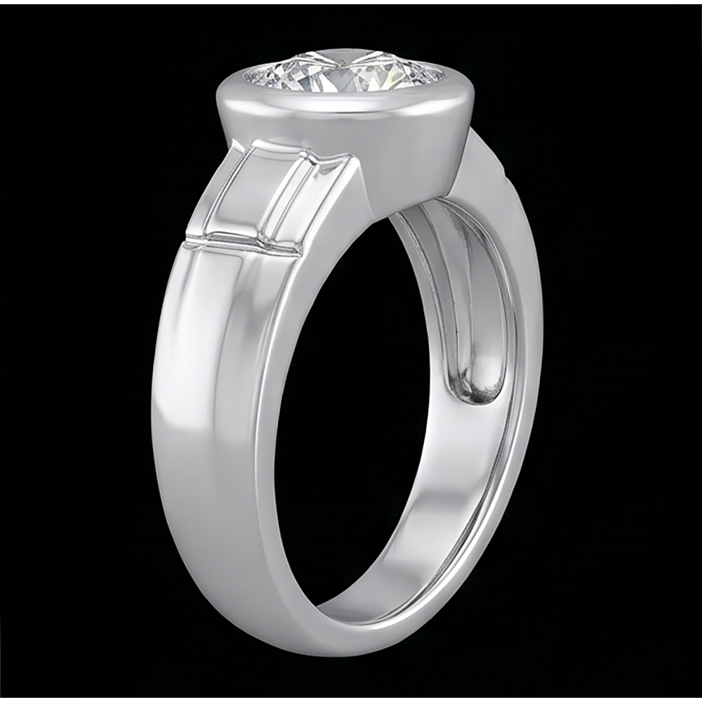 Anello Solitario H Si1 Con Vero Diamante Naturale Autentico ( non creato in laboratorio ) Da 2.50 Carati