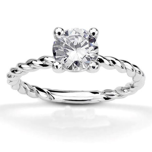 Anello Solitario Per Matrimonio Con Genuino Diamante Taglio Brillante Rotondo Da 2.25 Ct