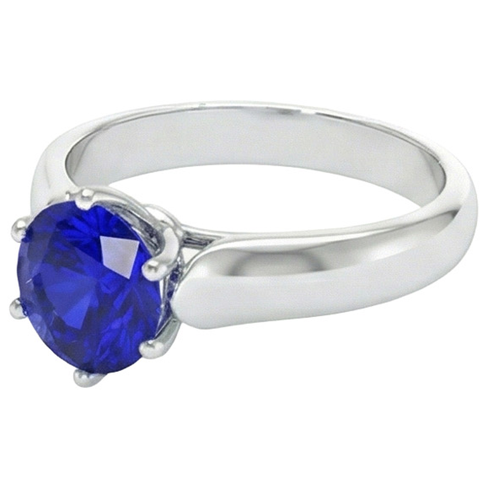 vero round diamante 2carati anello dettaglio ravvicinato