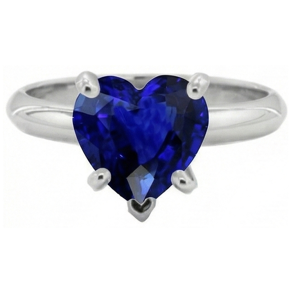 vero heart diamante 2.50carati anello dettaglio ravvicinato