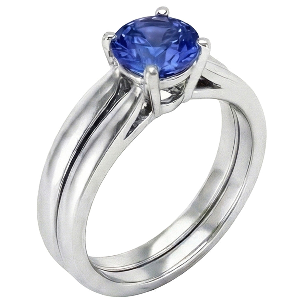 vero round diamante 3carati anello vista frontale