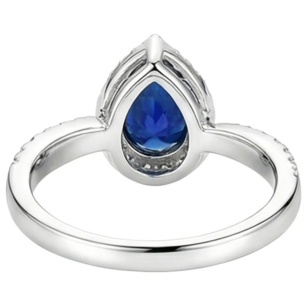 vero round diamante 4carati anello angolo laterale